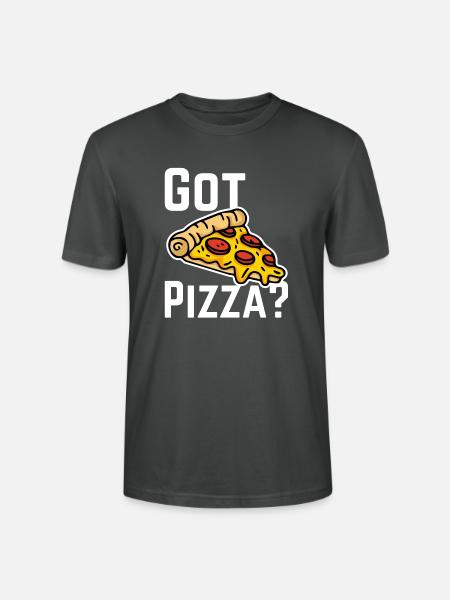 Got Pizza? W31 - Stanley/Stella Unisex Bio-T-Shirt CRAFTER - Anthrazit