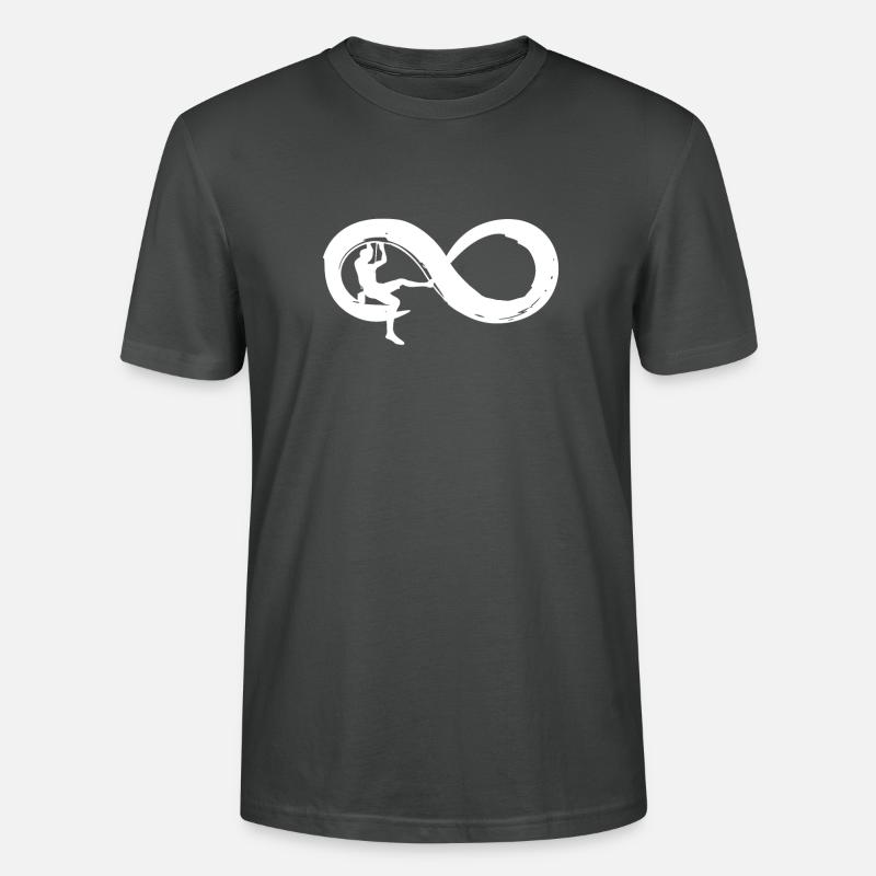 Klettern Infinity - Stanley/Stella Unisex Bio-T-Shirt CRAFTER - Anthrazit