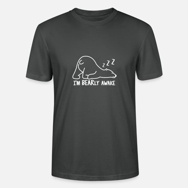 Bär - Stanley/Stella Unisex Bio-T-Shirt CRAFTER - Anthrazit
