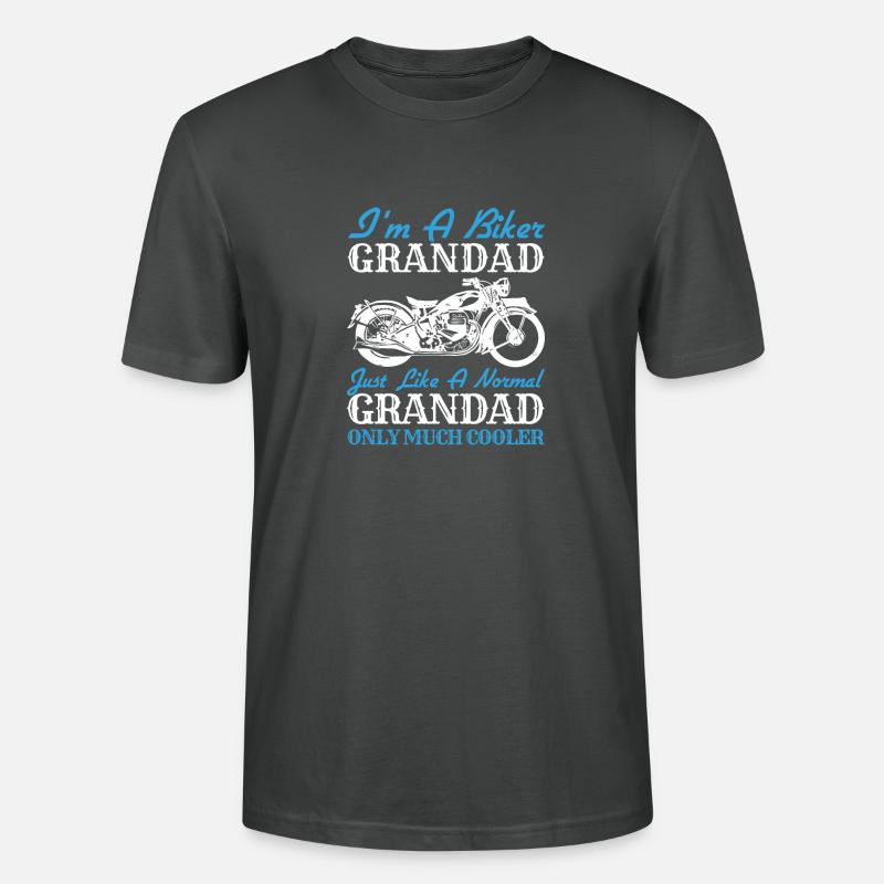 Oldtimer-Motorrad - Stanley/Stella Unisex Bio-T-Shirt CRAFTER - Anthrazit
