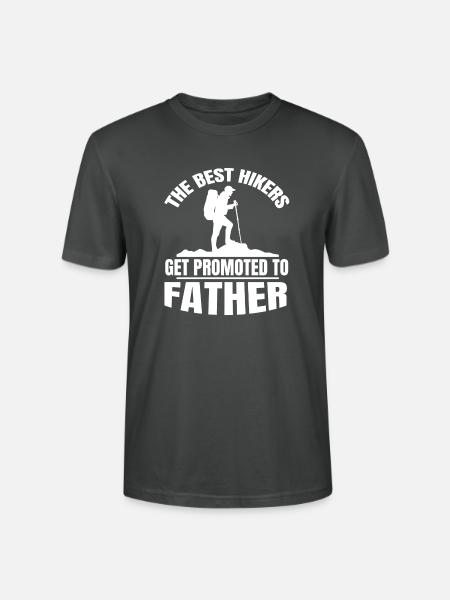 Wandern Bergwandern Wanderung Bergwanderer - Stanley/Stella Unisex Bio-T-Shirt CRAFTER - Anthrazit