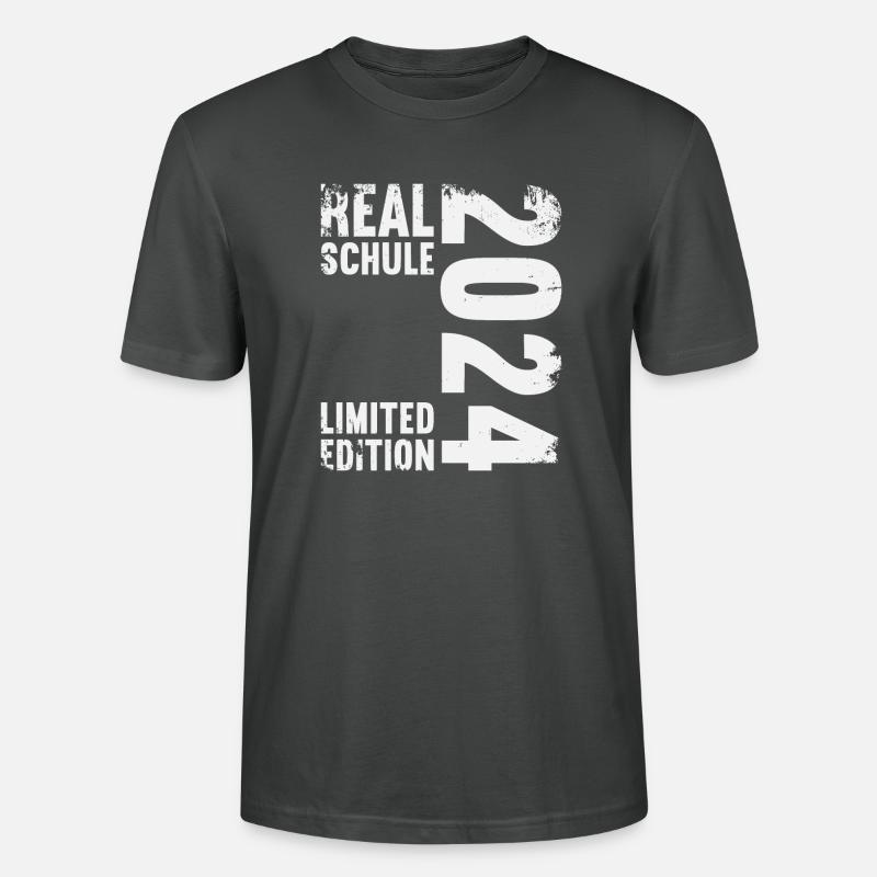 Lycée Jeunes Filles Lycée 2024 - T-shirt bio CRAFTER Stanley Stella Unisexe - charbon