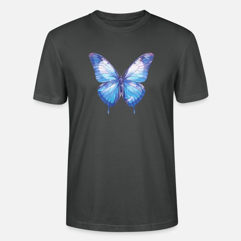 papillon papillons papillon papillon - T-shirt bio CRAFTER Stanley Stella Unisexe - charbon