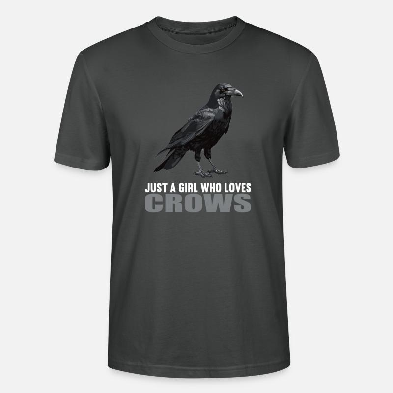 Krähen Krähe - Stanley/Stella Unisex Bio-T-Shirt CRAFTER - Anthrazit