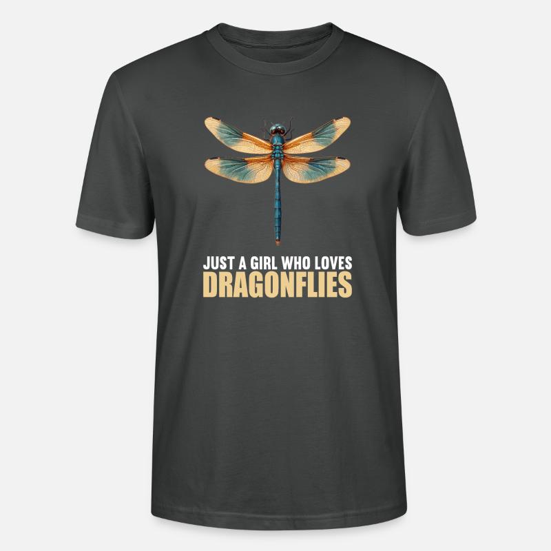 Libellules Libellule - T-shirt bio CRAFTER Stanley Stella Unisexe - charbon