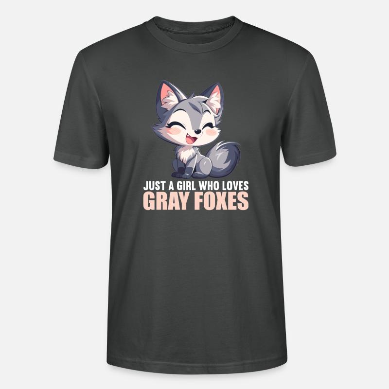 Graufüchse Graufuchs - Stanley/Stella Unisex Bio-T-Shirt CRAFTER - Anthrazit