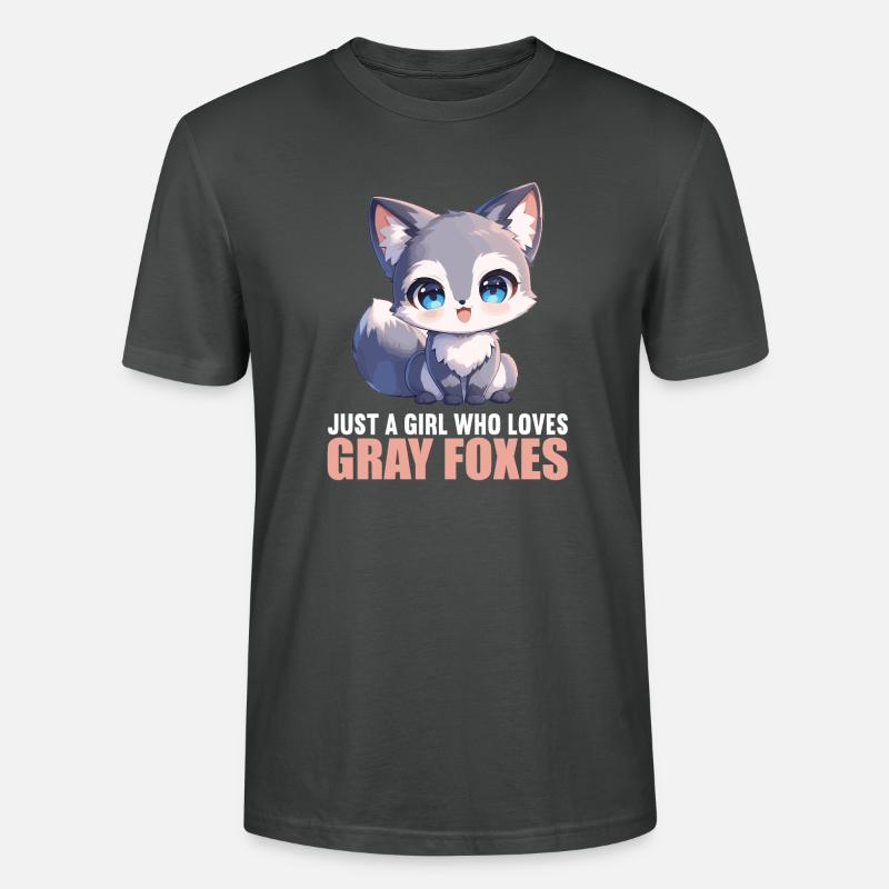 Graufüchse Graufuchs - Stanley/Stella Unisex Bio-T-Shirt CRAFTER - Anthrazit