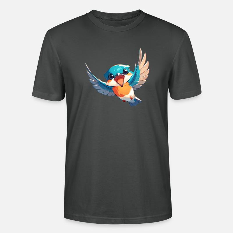 Eisvögel Eisvogel - Stanley/Stella Unisex Bio-T-Shirt CRAFTER - Anthrazit