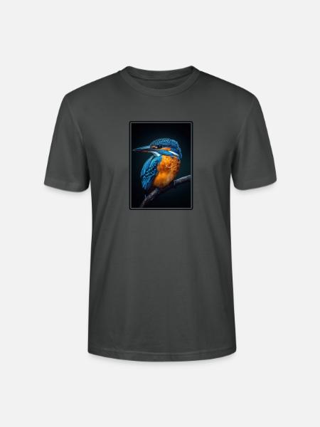 Eisvögel Eisvogel - Stanley/Stella Unisex Bio-T-Shirt CRAFTER - Anthrazit