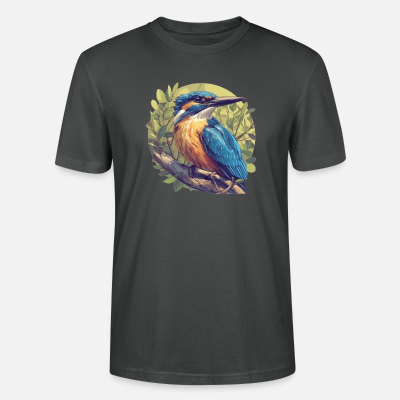 Eisvögel Eisvogel - Stanley/Stella Unisex Bio-T-Shirt CRAFTER - Anthrazit