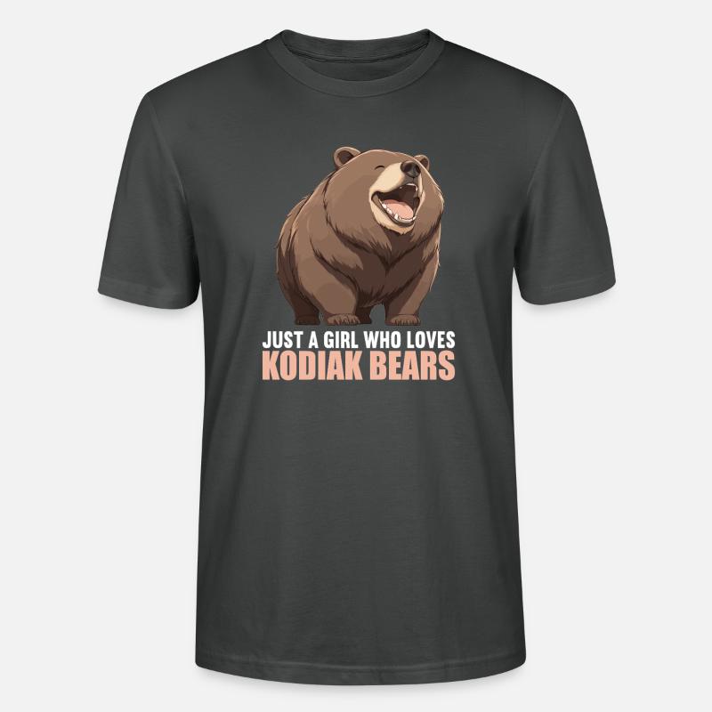Kodiakbären Kodiakbär - Stanley/Stella Unisex Bio-T-Shirt CRAFTER - Anthrazit