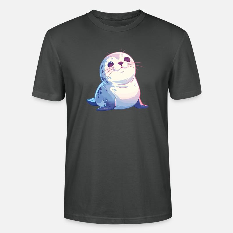 Robben Robbe - Stanley/Stella Unisex Bio-T-Shirt CRAFTER - Anthrazit