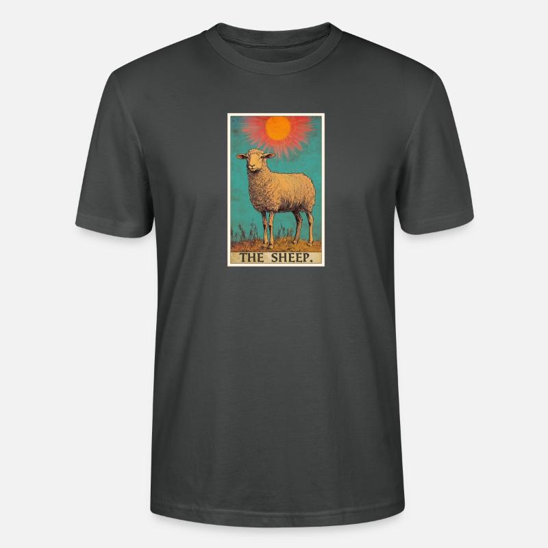 Mouton Mouton - T-shirt bio CRAFTER Stanley Stella Unisexe - charbon