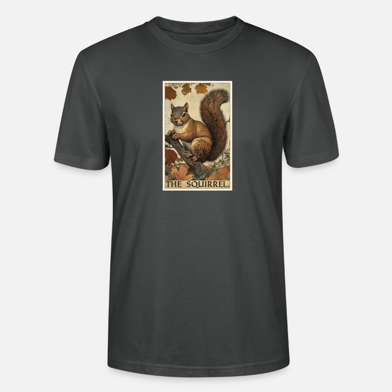 Eichhörnchen - Stanley/Stella Unisex Bio-T-Shirt CRAFTER - Anthrazit