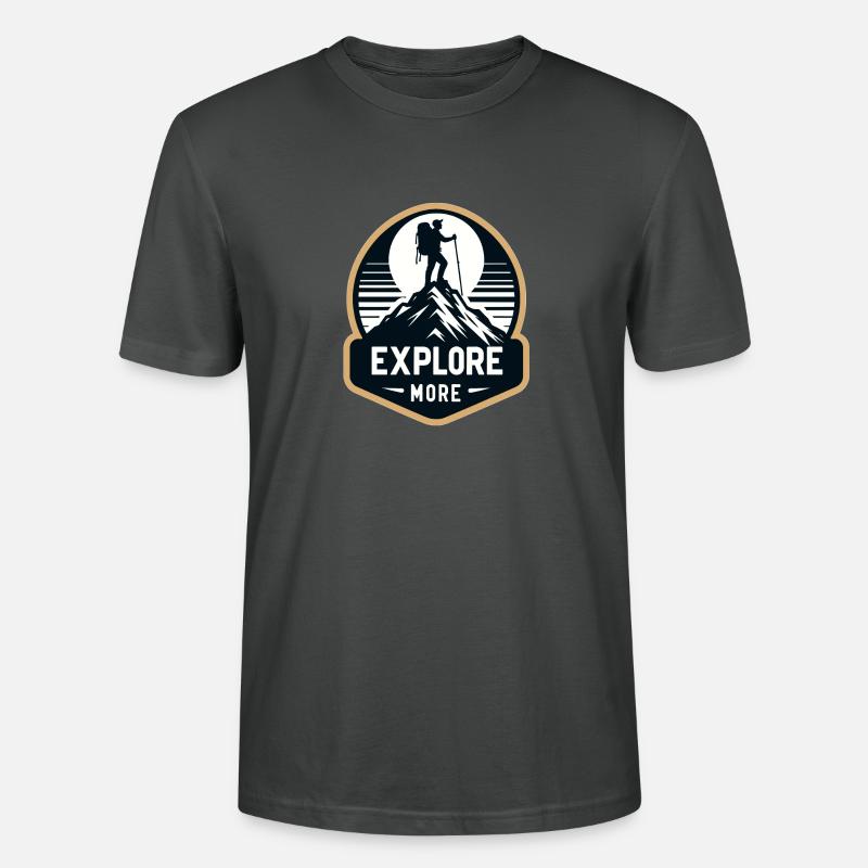 Explore more - Wanderer - Stanley/Stella Unisex Bio-T-Shirt CRAFTER - Anthrazit