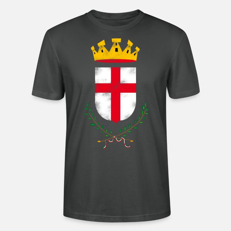 Mailand Wappen - Stanley/Stella Unisex Bio-T-Shirt CRAFTER - Anthrazit