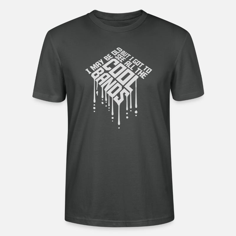 I may be old - Stanley/Stella CRAFTER Unisex Organic T-Shirt - anthracite