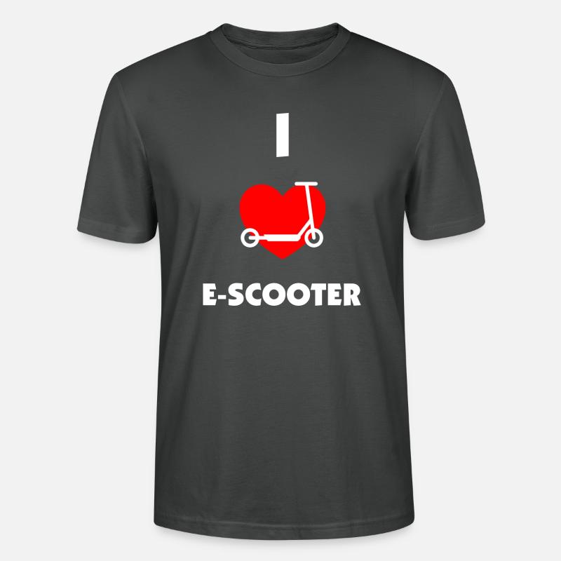 E-Scooter E-Roller Scooter - Stanley/Stella Unisex Bio-T-Shirt CRAFTER - Anthrazit