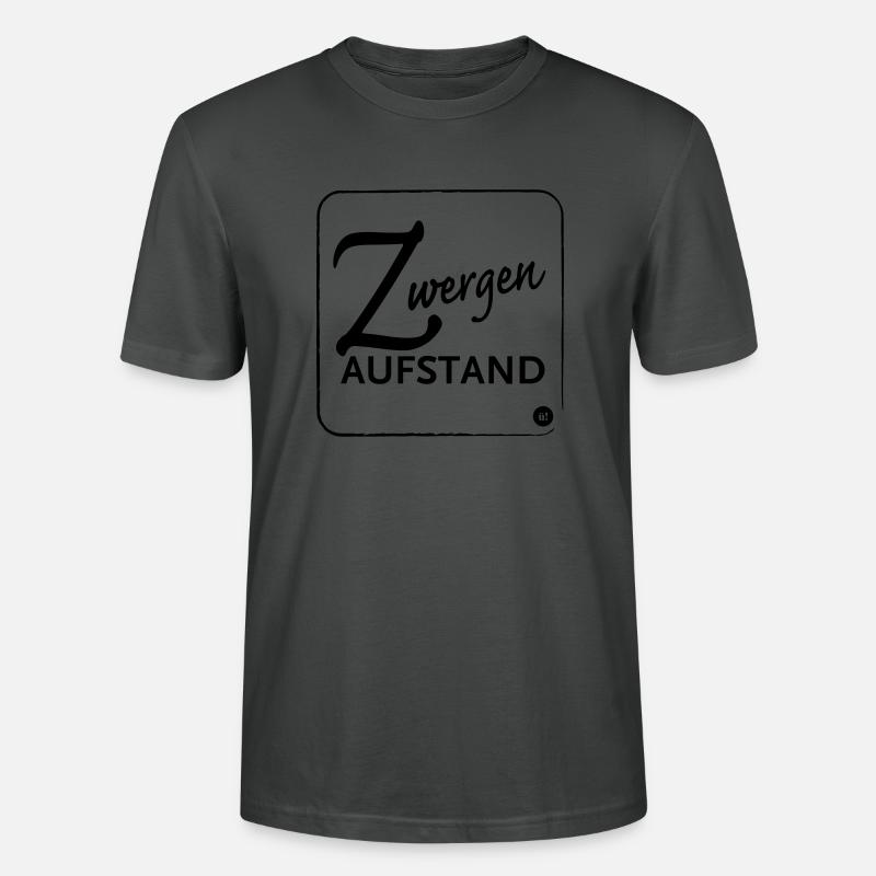 Zwergenaufstand - Stanley/Stella Unisex Bio-T-Shirt CRAFTER - Anthrazit