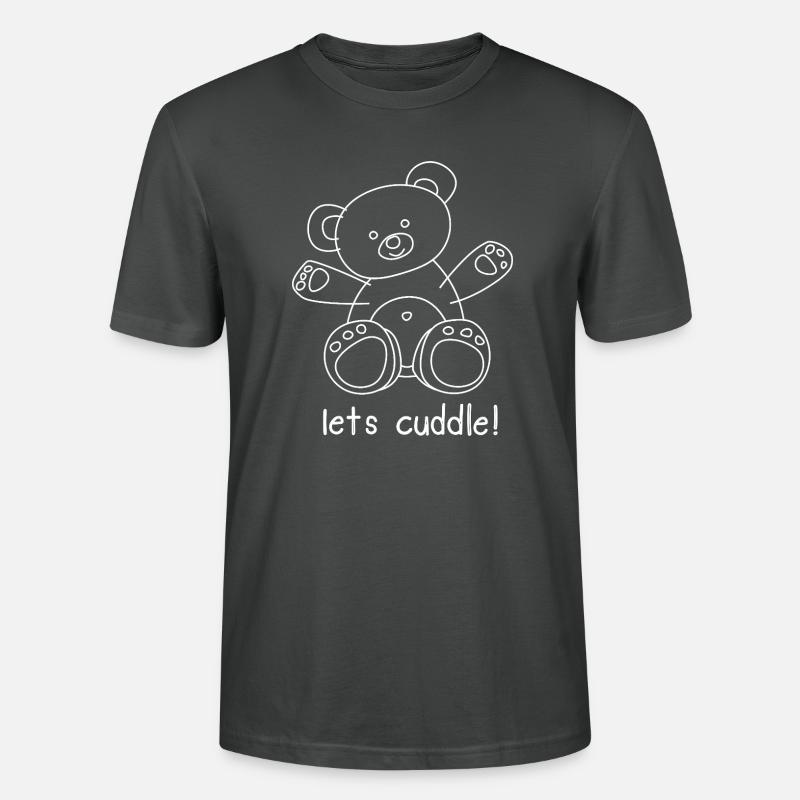 CUDDLE ME! - Stanley/Stella Unisex Bio-T-Shirt CRAFTER - Anthrazit