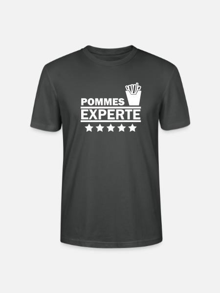 pommes experte - Stanley/Stella Unisex Bio-T-Shirt CRAFTER - Anthrazit
