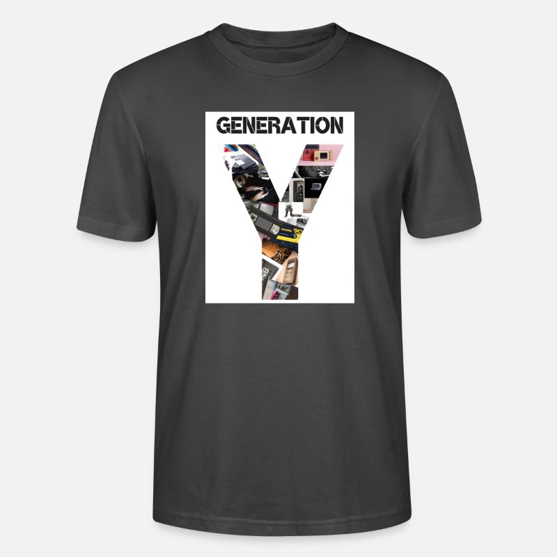 Generation Y, MILLENNIALS - Stanley/Stella Unisex Bio-T-Shirt CRAFTER - Anthrazit