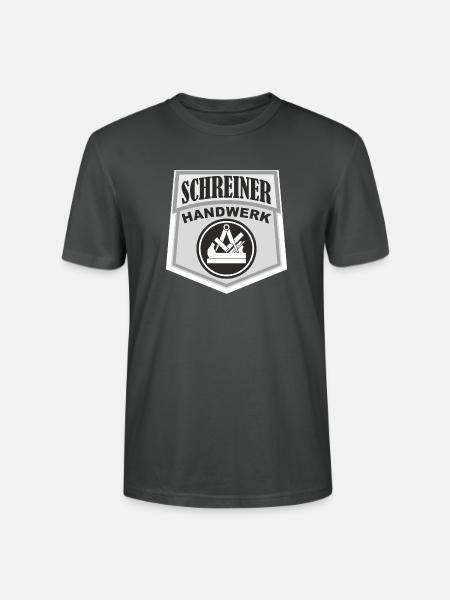 SCHREINER HANDWERK - Stanley/Stella Unisex Bio-T-Shirt CRAFTER - Anthrazit