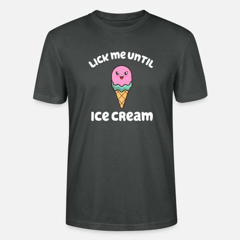 Leckmich bis Eis - Stanley/Stella Unisex Bio-T-Shirt CRAFTER - Anthrazit