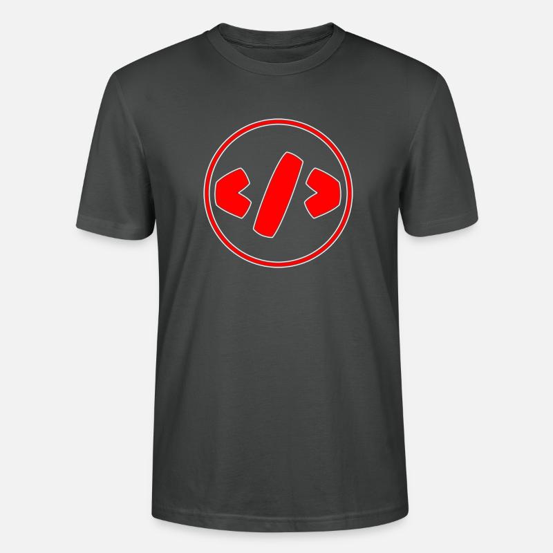 Coding Logo - Stanley/Stella Unisex Bio-T-Shirt CRAFTER - Anthrazit