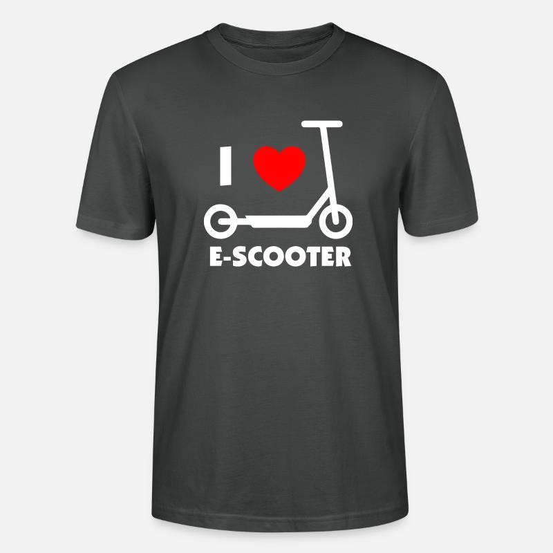 E-Scooter E-Roller Scooter - T-shirt bio CRAFTER Stanley Stella Unisexe - charbon