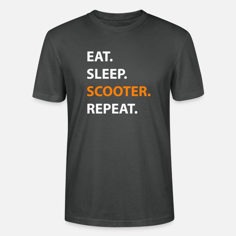 E-Scooter E-Roller Scooter - Stanley/Stella Unisex Bio-T-Shirt CRAFTER - Anthrazit