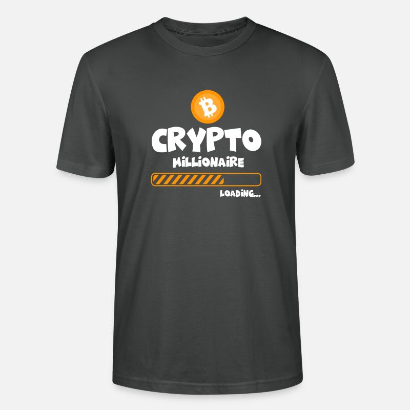 Crypto Millionaire - loading - Stanley/Stella Unisex Bio-T-Shirt CRAFTER - Anthrazit