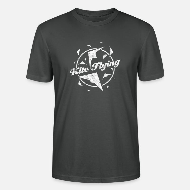 Lenkdrachen - Stanley/Stella Unisex Bio-T-Shirt CRAFTER - Anthrazit