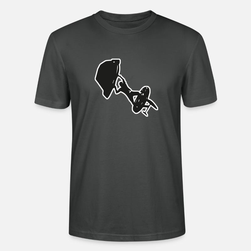 Wingfoiling - Stanley/Stella Unisex Bio-T-Shirt CRAFTER - Anthrazit