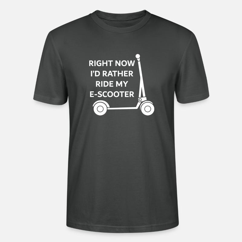 E-Scooter E-Roller Scooter - T-shirt bio CRAFTER Stanley Stella Unisexe - charbon