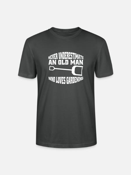 Gärtner Geschenk Hobbygärtner Obstgarten Garten - Stanley/Stella Unisex Bio-T-Shirt CRAFTER - Anthrazit