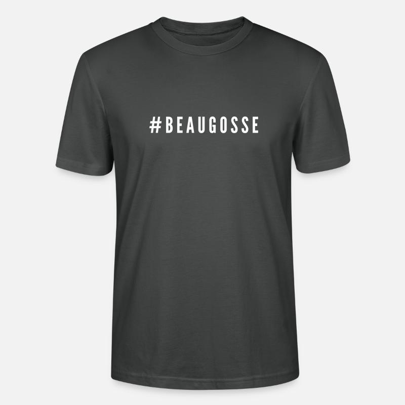 Beau Gosse - T-shirt bio CRAFTER Stanley Stella Unisexe - charbon