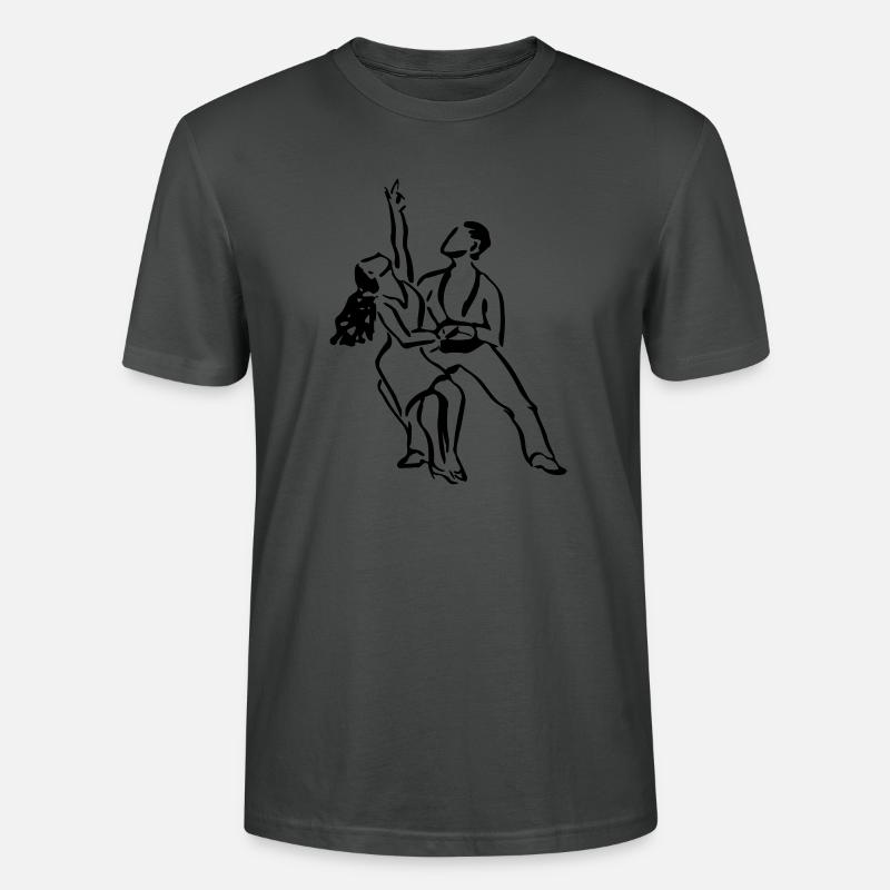 Salsa Tänzer - Stanley/Stella Unisex Bio-T-Shirt CRAFTER - Anthrazit