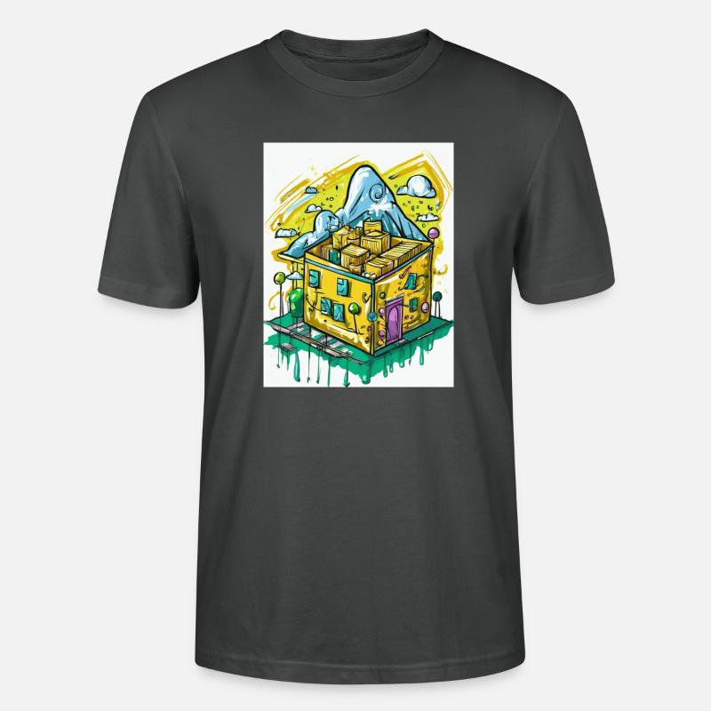 Es rappelt im Karton - Stanley/Stella Unisex Bio-T-Shirt CRAFTER - Anthrazit