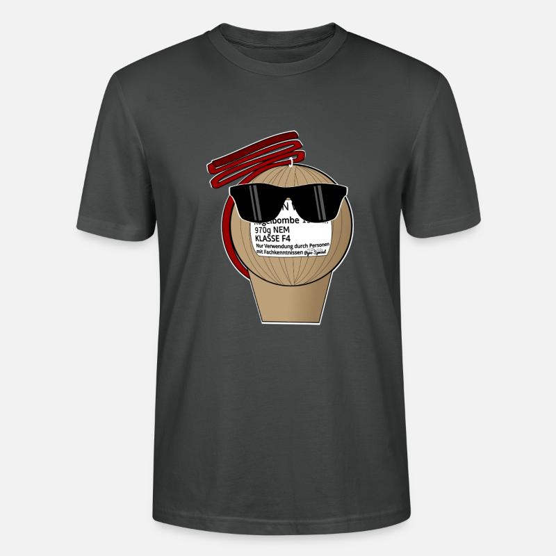 Pyro Sonnenbrille - Stanley/Stella Unisex Bio-T-Shirt CRAFTER - Anthrazit