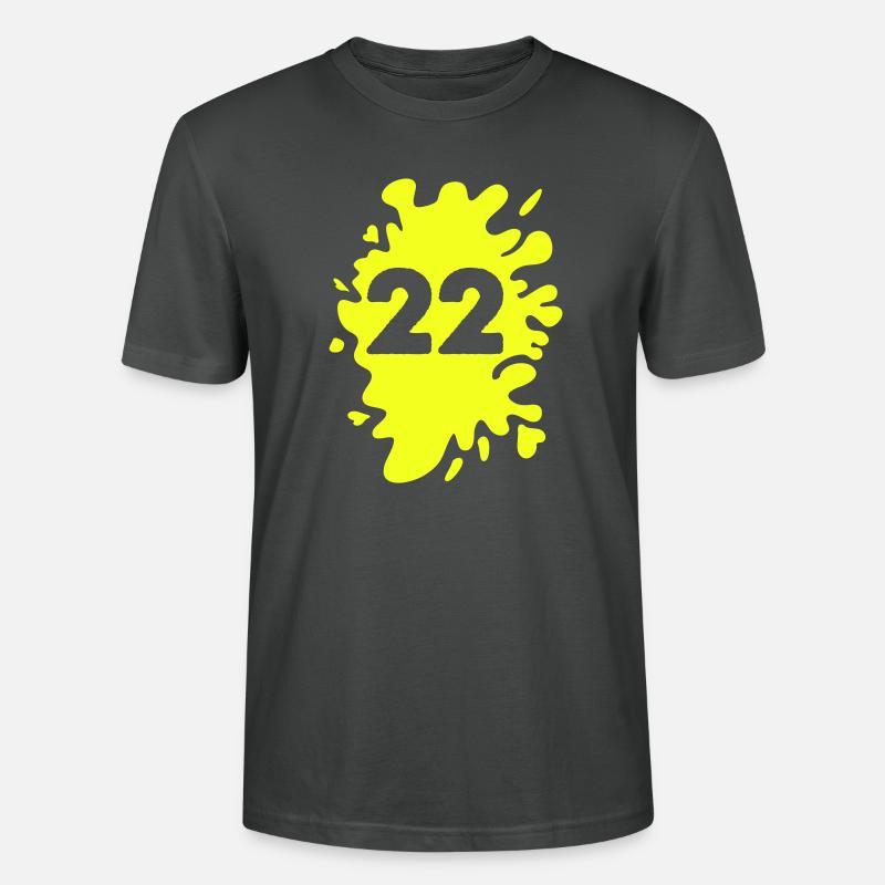 klecks 22 - Stanley/Stella Unisex Bio-T-Shirt CRAFTER - Anthrazit