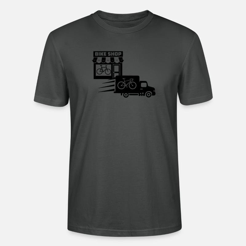 Fahrradgeschäft mit Lieferservice - Stanley/Stella Unisex Bio-T-Shirt CRAFTER - Anthrazit