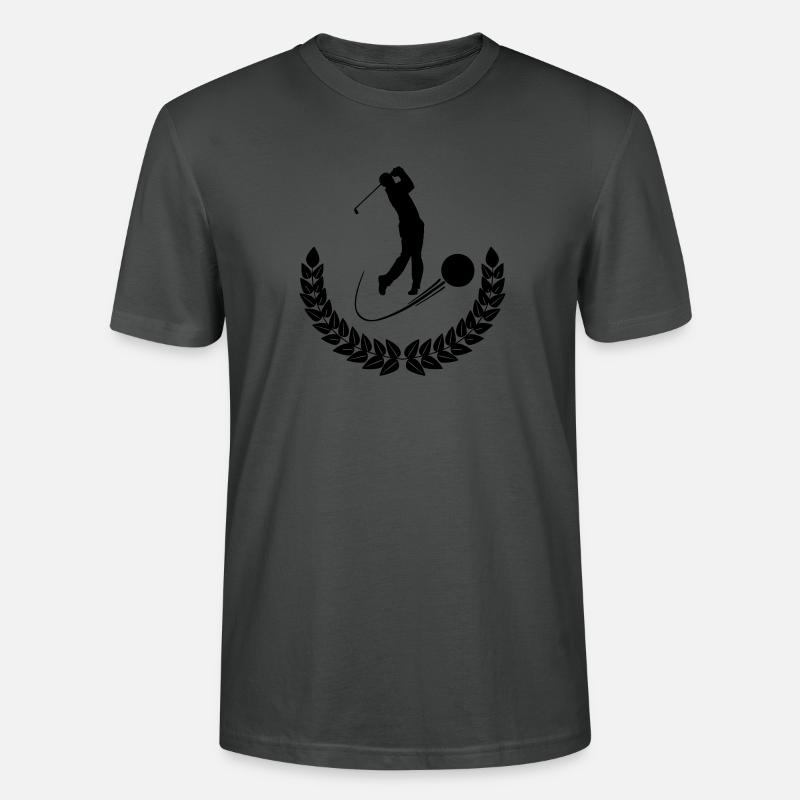 Golflorbeerkranz - Stanley/Stella Unisex Bio-T-Shirt CRAFTER - Anthrazit