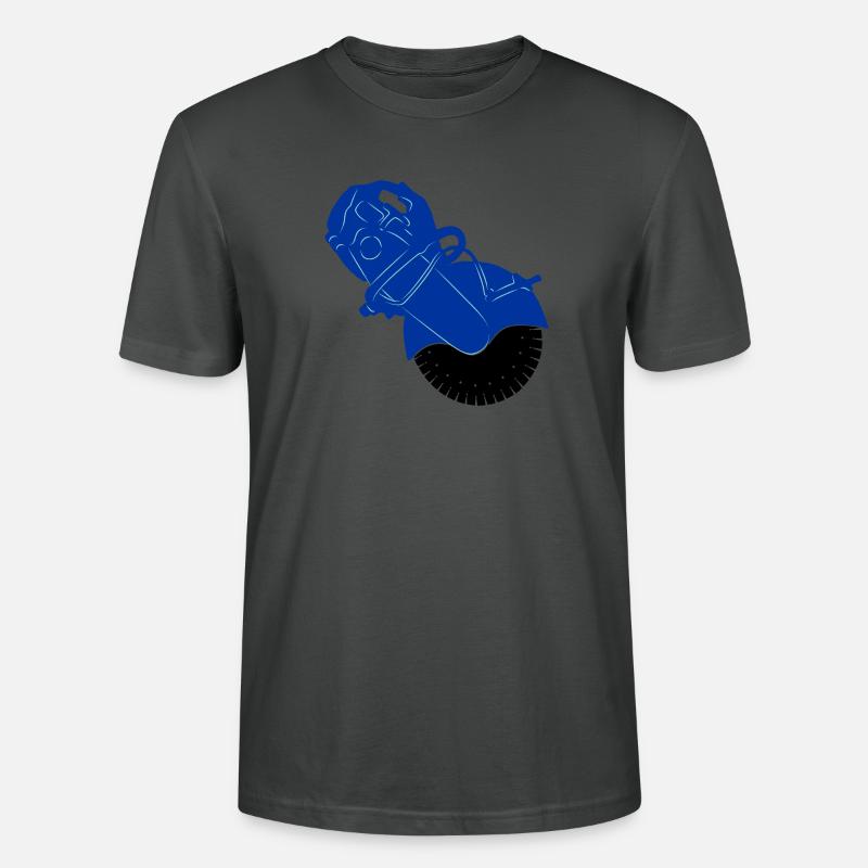 Pflastersteinsäge oder Steinsägemaschine - Stanley/Stella Unisex Bio-T-Shirt CRAFTER - Anthrazit