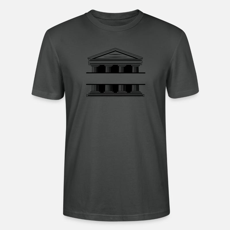 Monogramm des Gerichtsgebäudes - Stanley/Stella Unisex Bio-T-Shirt CRAFTER - Anthrazit