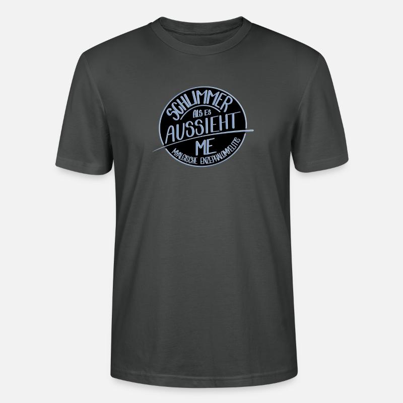 Schlimmer als es aussieht, ME - Stanley/Stella Unisex Bio-T-Shirt CRAFTER - Anthrazit