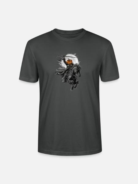 Hessischer Söldner als Kopfloser Reiter Halloween  - Stanley/Stella Unisex Bio-T-Shirt CRAFTER - Anthrazit