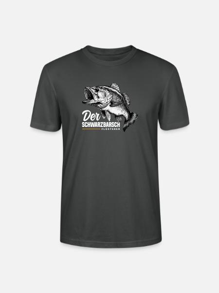 Schwarzbarsch Flüsterer - Stanley/Stella Unisex Bio-T-Shirt CRAFTER - Anthrazit
