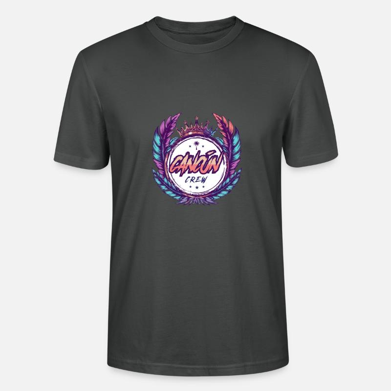 Cancun Crew Bunt - Stanley/Stella Unisex Bio-T-Shirt CRAFTER - Anthrazit