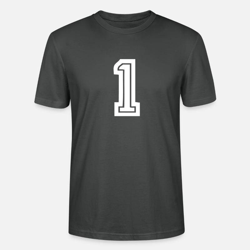 Eins 1 - Stanley/Stella Unisex Bio-T-Shirt CRAFTER - Anthrazit